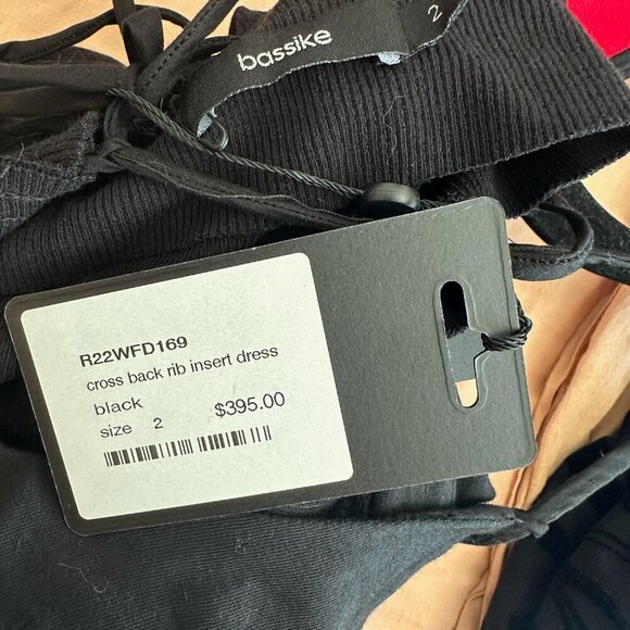 NWT BASSIKE + NET SUSTAIN open-back paneled cotton jersey maxi dress size 2 - Picture 3 of 5